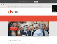 Tablet Screenshot of dvca.dk